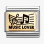 Nomination CLASSIC Gold Music Lover Charm 030166/45