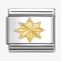 Nomination CLASSIC Gold Windrose Star Charm 030149/61