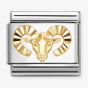 Nomination Composable Classic Etched Starsign Aries Charm 030167/01
