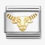 Nomination Composable Classic Etched Starsign Taurus Charm 030167/02