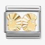 Nomination Composable Classic Etched Starsign Gemini Charm 030167/03