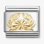 Nomination Composable Classic Etched Starsign Cancer Charm 030167/04