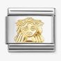 Nomination Composable Classic Etched Starsign Virgo Charm 030167/06