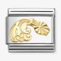 Nomination Composable Classic Etched Starsign Aquarius Charm 030167/11