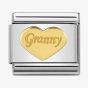 Nomination CLASSIC Gold Symbols Granny Heart Charm 030162/39