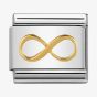 Nomination CLASSIC Gold Symbols Infinity Charm 030162/41