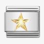 Nomination CLASSIC Composable Gold Coated Star Charm 030149/55