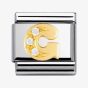 Nomination CLASSIC Gold Letters Cubic Zirconia G Charm 030301/07