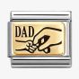 Nomination CLASSIC Gold Dad Holding Hands Charm 030166/37