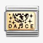 Nomination CLASSIC Gold World Of Dance Charm 030166/43