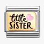 Nomination CLASSIC Gold Little Sister Charm 030289/06
