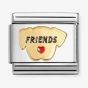 Nomination Classic Symbols Friends Dog Charm 030285/69 *