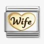 Nomination Classic Symbols Wife Heart Charm 030285/82