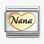 Nomination Classic Symbols Nana Heart Charm 030285/83