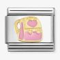 Nomination Composable Classic Pink Rucksack Charm 030285/87