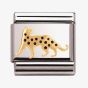Nomination CLASSIC Gold Animals of Earth Leopard Charm 030248/16