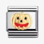 Nomination CLASSIC Gold Halloween Pumpkin Charm 030216/05