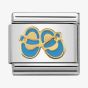 Nomination CLASSIC Gold Daily Life Blue Baby Shoes Charm 030242/38