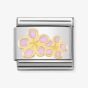 Nomination CLASSIC Gold Nature Peach Blossoms Charm 030278/16