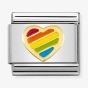 Nomination CLASSIC Rainbow Heart Charm 030272/54