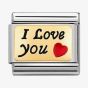 Nomination CLASSIC Composable Plates I Love You Charm 030284/55