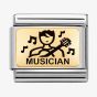 Nomination CLASSIC Composable Plates Musician Charm 030166/11