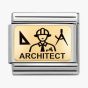Nomination CLASSIC Composable Plates Architect Charm 030166/20