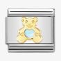 Nomination CLASSIC Composable Blue Enamel Bear Heart Charm 030272/65