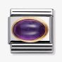 Nomination CLASSIC Gold Semi Precious Amethyst Charm 030504/02