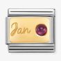 Nomination CLASSIC Composable January Garnet Charm 030519/01*