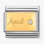 Nomination CLASSIC Composable April Clear Stone Charm 030519/04