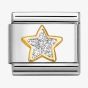 Nomination CLASSIC Silver Glitter Star Charm 030220/19