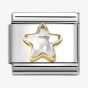 Nomination CLASSIC Gold Cubic Zirconia Star Charm 030614/010