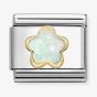 Nomination Classic White Opal Flower Charm 030522/07