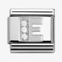 Nomination CLASSIC Silvershine  Letter E Charm 330301/05