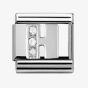 Nomination CLASSIC Silvershine Letter H Charm 330301/08