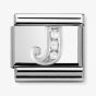 Nomination CLASSIC Silvershine  Letter J Charm 330301/10