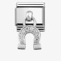 Nomination CLASSIC Silvershine Cubic Zirconia Horseshoe Charm 331800/03