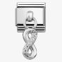 Nomination CLASSIC Silvershine Cubic Zirconia Infinity Charm 331800/10