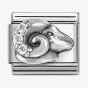 Nomination Silvershine Sterling Silver Cubic Zirconia Aries Charm 330326/01