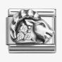 Nomination Silvershine Sterling Silver Cubic Zirconia Capricorn Charm 330326/10