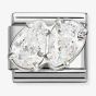 Nomination Classic Sparkling Double Teardrop Charm 330329/09