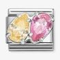 Nomination Classic Pink & Yellow Teardrop Charm 330329/17