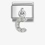 Nomination Silvershine Sparkling Letter C Charm 331818/03