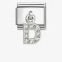Nomination Silvershine Sparkling Letter D Charm 331818/04