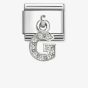 Nomination Silvershine Sparkling Letter G Charm 331818/07