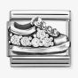 Nomination Classic Silver Cubic Zirconia Sneaker Charm 330327/17