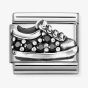 Nomination Classic Black Cubic Zirconia Sneaker Charm 330327/18