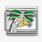 Nomination Classic Yellow Cubic Zirconia Palm Tree Charm 330328/22
