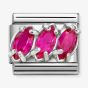 Nomination Classic Trilogy Red Cubic Zirconia Charm 330329/22